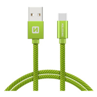 Kabel SWISSTEN 71521207 USB/USB-C 1,2m Green