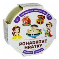 Teddies Pohádkové hrátky 2v1 společenská hra v plechové krabičce