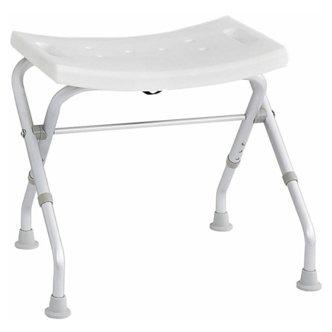 SAPHO A0050301 Handicap skládací stolička, bílá AQUALINE