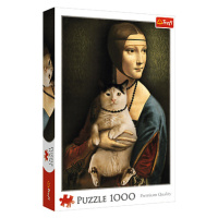 TREFL - Puzzle 1000 - Dáma s kočkou