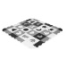 ECOTOYS Pěnové puzzle s 36 dílky ANIM černo-bílé