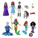 Mattel disney the little mermaid sada malých panenek a kamarádů ze země a moře hnd30