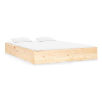 Rám postele masivní dřevo 140 × 190 cm, 820082