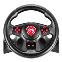 Volant Marvo GT-903, volant s pedály a řadící pákou, 16tl., USB, černý