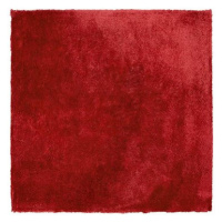 Koberec shaggy 200 x 200 cm červený EVREN, 186377