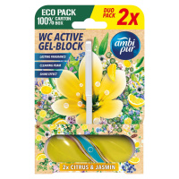 AMBIPUR Active gel-blok citron & jasmín 2 x 45 g