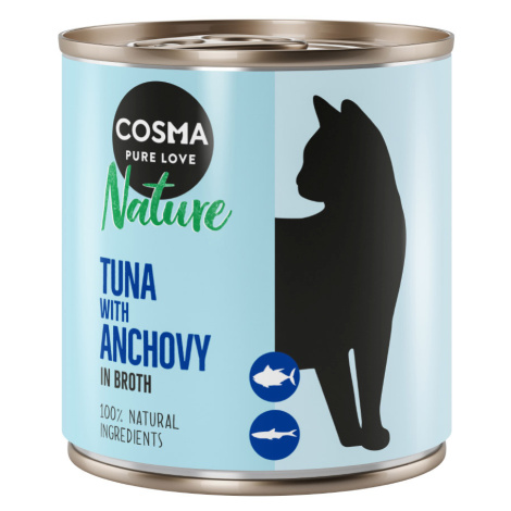 Cosma Nature 6 x 280 g - Tuňák s celými ančovičkami