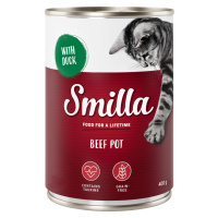 Smilla konzerva, 6 x 400 g - 10 % sleva - hovězí s kachním