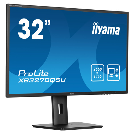 Monitor iiyama ProLite XB3270QSU-B1 32 Ips Led Wqhd 3ms 100Hz /2xHDMI Dp