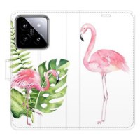 iSaprio flip pouzdro Flamingos pro Xiaomi 14