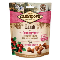 Pochoutka Carnilove Dog Crunchy Snack jehně s brusinkami 200g