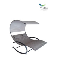 Vivere zahradní houpací postel Double Chaise Rocker NO Sienna