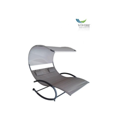 Vivere zahradní houpací postel Double Chaise Rocker NO Sienna