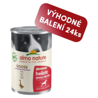 Almo Nature Holistic Monoprotein - Husa 400g 400g výhodné balení 24ks