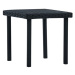 Zahradní čajový stolek černý 40 x 40 x 40 cm polyratan