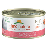 Almo Nature HFC Natural 12 x 70 g výhodné balení - HFC Losos v želé