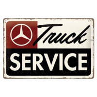 Plechová cedule Daimler Truck - Service, 20 × 30 cm