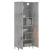 vidaXL Skříň highboard betonově šedá 69,5x34x180 cm kompozitní dřevo