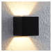 Lindby Lindby Quaso LED nástěnné světlo, beton černá