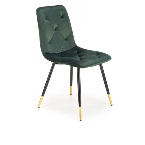 HALMAR Designová židle Nypo tmavě zelená