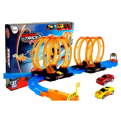 mamido Velká autodráha s autíčky Racing Track 181 cm