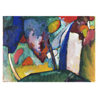 Obrazová reprodukce The Waterfall (1909), Wassily Kandinsky, 40 × 30 cm