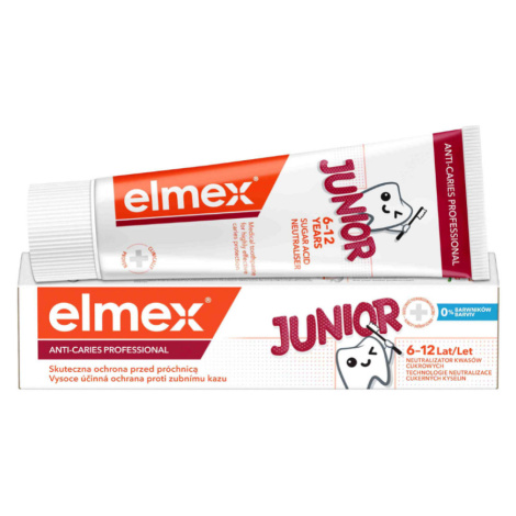 ELMEX Junior Professional Dětská Zubní pasta pro děti ve věku 6-12 let 75 ml