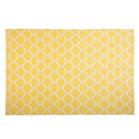 Kanárkově žlutý oboustranný koberec s geometrickým vzorem 160x230 cm AKSU, 141840