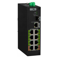 Switch PoE 9portový BCS-L-SP08E01G-1SFP