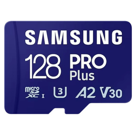 Samsung micro SDXC 128GB PRO Plus + USB adaptér MB-MD128SB/WW Modrá