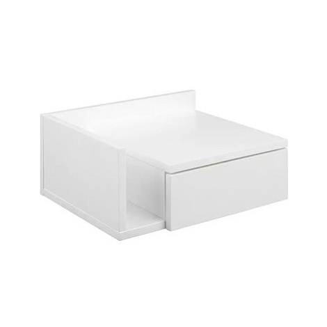 Noční stolek Ashlan v bílé barvě, 40x32x16,5 cm Actona