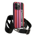 Karl Lagerfeld KLHCP14XSTSTP hard silikonové pouzdro iPhone 14 PRO MAX 6.7" pink Color Stripes S