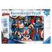 Ravensburger 01073 marvel: kapitán amerika 100 dílků