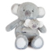 Plyšová koala s mláďátkem Koala Unicef Collection Doudou et Compagnie v dárkovém balení šedá 25 