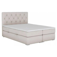 Tempo Kondela Postel ESHLY boxspring, 160x200, béžová + kupón KONDELA10 na okamžitou slevu 3% (k