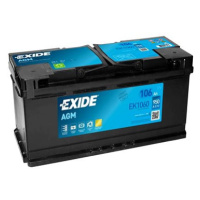 EXIDE START-STOP AGM, 106Ah, 12V, EK1060