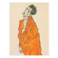 Obrazová reprodukce Man in an Orange Jacket, Egon Schiele, 30 × 40 cm