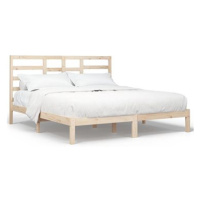 Rám postele masivní dřevo 200 × 200 cm, 3105815