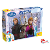Frozen Puzzle double-face 108 dílů