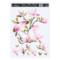 Nažehlovací obrázek na textil Cadence - magnolie, 25 × 35 cm