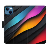 iSaprio Flip pouzdro Color Waves pro iPhone 13