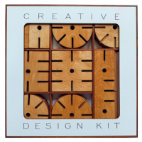 Stavebnice Creative design kit - přírodní
