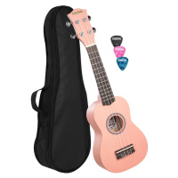 Cascha HH 3968 Sopránové ukulele Pink