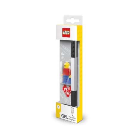 LEGO Gelové pero s minifigurkou, černé - 1 ks