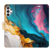 iSaprio Flip pouzdro Colourful Marble pro Samsung Galaxy A32 5G