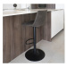Norddan Designová barová židle Dominik tmavě šedá