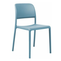 Plastová jídelní židle Stima BORA – bez područek, nosnost 200 kg Celeste
