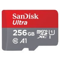 SanDisk MicroSDXC karta 256GB Ultra + adaptér SDSQUAC-256G-GN6MA