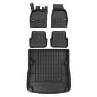 Set 3D Gumové rohože a rohože Audi A6 C6 Kombi 2006-2011