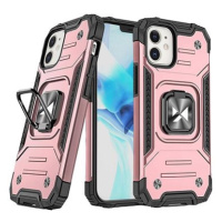 Ring Armor plastový kryt na iPhone 12 mini, růžový